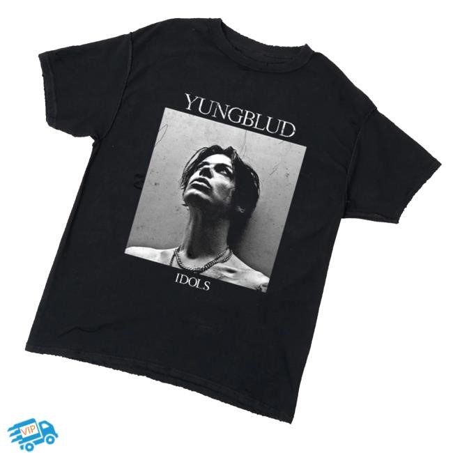 Yungblud Official Store Black Square Photo Shirt, Hoodie, Sweatshirt
