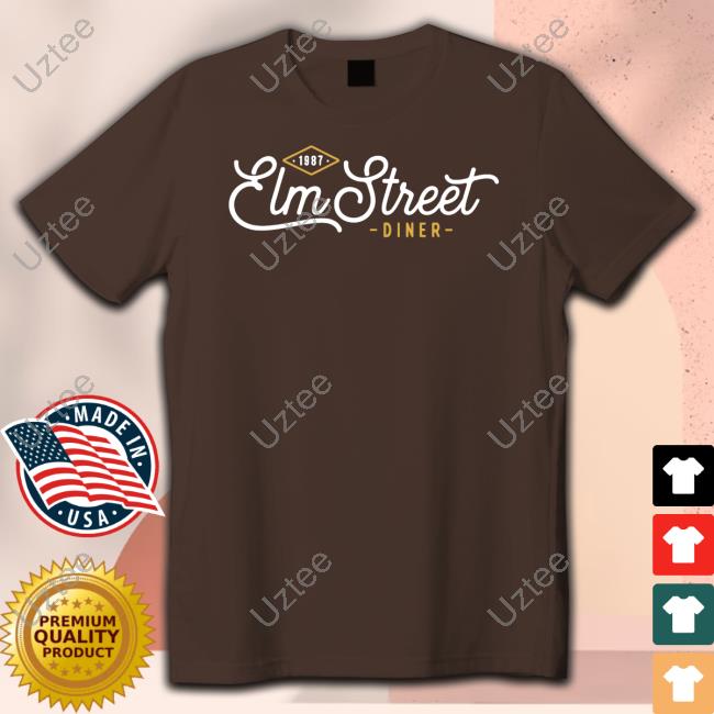 Official Elm Street Diner Logo Hoodie Official Elm Street Diner Logo Hoodie