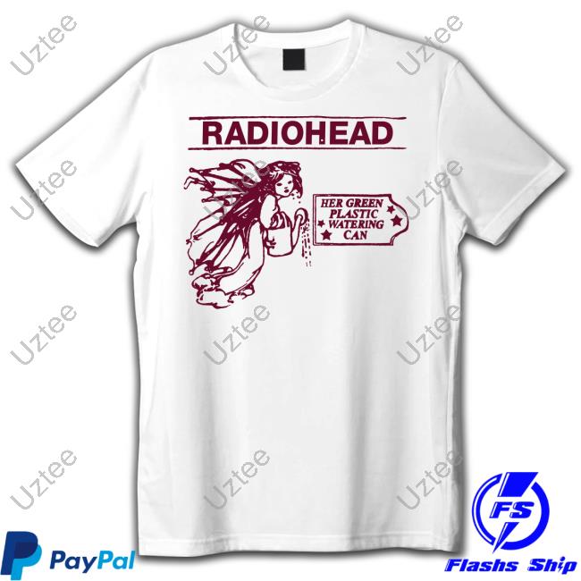 Lizzybtq Radiohead Her Green Plastic Watering Can Hoodie