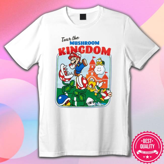 Super Mario Mushroom Kingdom Your Boyfriend Fit Girls shirt