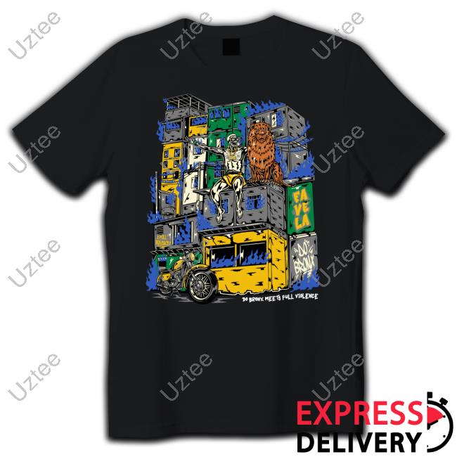Charles Oliveira X Full Violence From The Favelas New Shirt