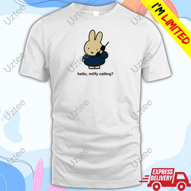 Thunderegg Store Miffy X Daisy Street Hello Miffy Calling Hoodie