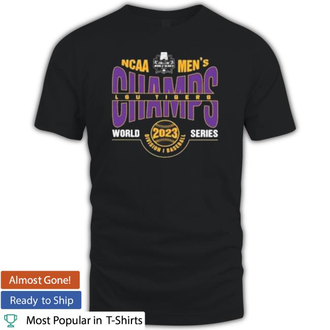 Product Ncaa Men’S Division I Baseball Champs Lsu Tigers Logo Shirt