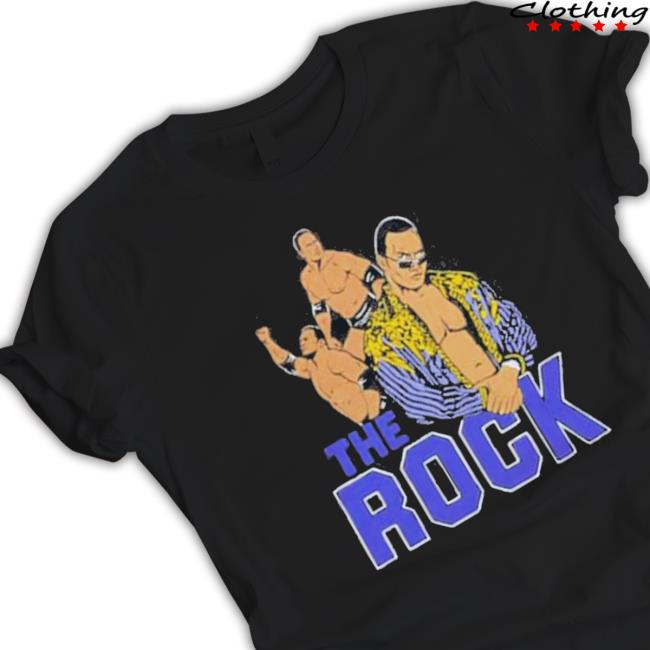 Charcoal The Rock Illustrated Shirt