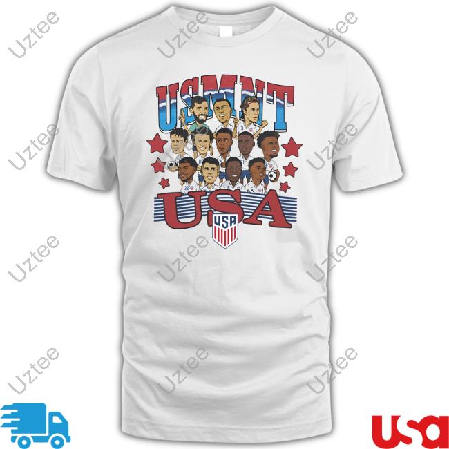 Usmnt Homage Team Caricatures Sweatshirt