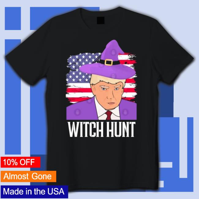 Witch Hunt Trump Mugshot Halloween Official Shirt