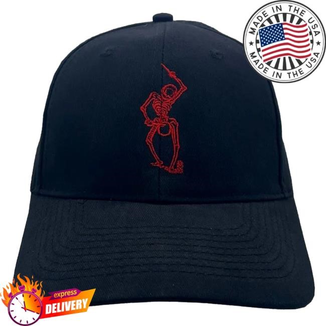 Official Duran Duran Official Store Merch Danse Macabre Red Skeleton new cap