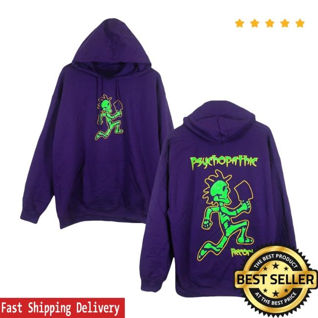 Psychopathic Records Store Insane Clown Posse Skeleton Hatchetman Purple Funny Shirt
