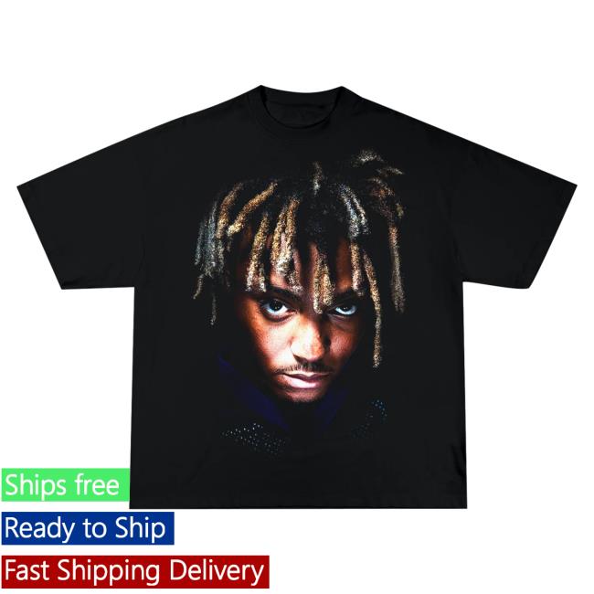 Official 999 Club Juice Wrld Merch Store Gaze Shirt Black 999Club Clothing JuiceWrld