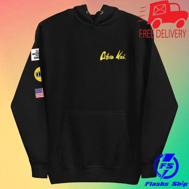 Official Netflix Merch Cobra Kai Graffiti Cobra Shirts