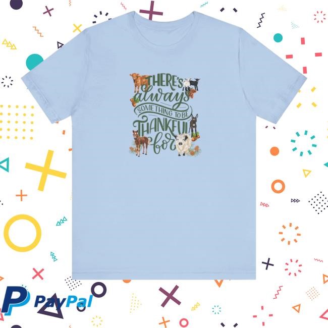 Katie Van Slyke Merch Store Shop Mini Thanks Crewneck Sweatshirt There's Always Something To Be Thankful Cor