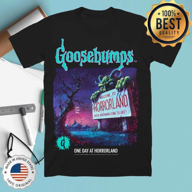 Goosebumps Classic One Day At Horrorland Shirt Cavitycolors Merch Store