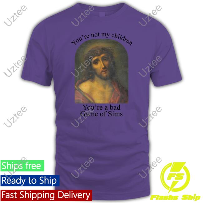 Bo Burnham Jesus Christ You're Not My Children You're A Bad Game Of Sims Shirts