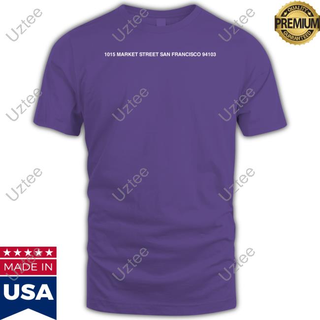 Official 1015 Market Street San Francisco 94103 Crewneck Sweatshirt