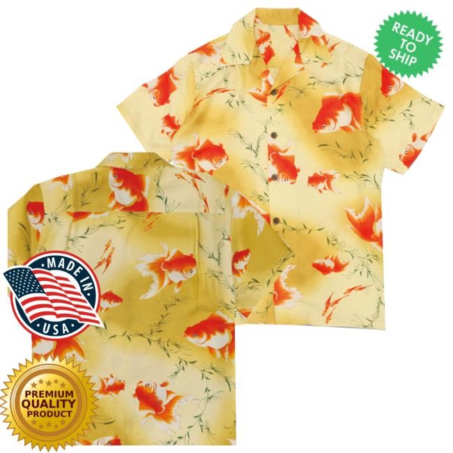 Limited Pagong Kyoto Merch Store Goldfish Silk Aloha t-shirt, hoodie, tank top, sweater and long sleeve t-shirt