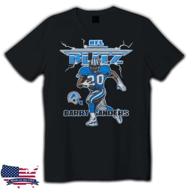 Official Blitz Lions Barry Sanders shirt