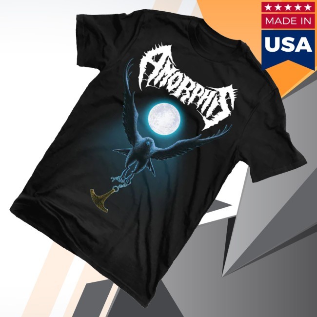 Trending Indiemerchstore Merch Amorphis Black Winter Day Crewneck Sweatshirt