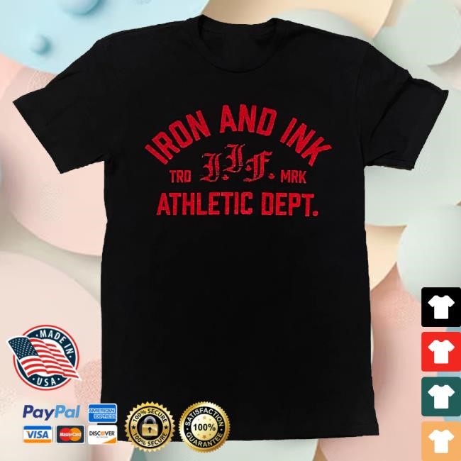 Official Iron And Ink Fitness Merch Athletic Department Hoodie