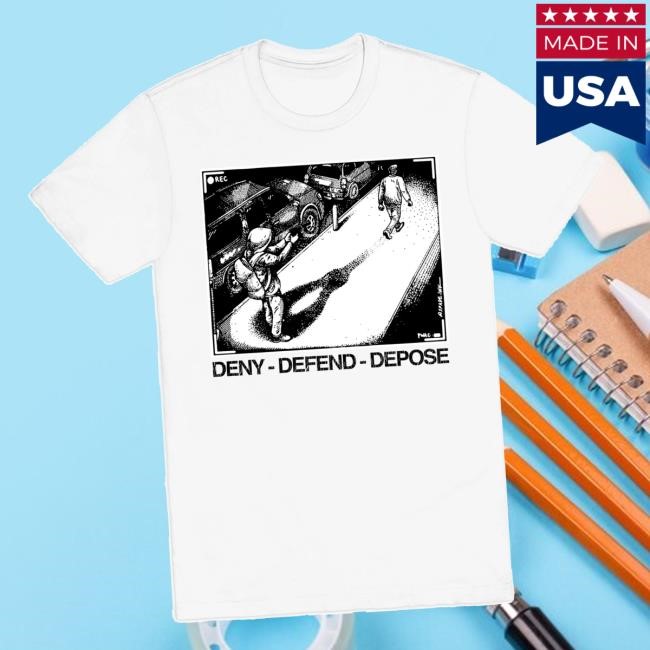 Lookhuman Merch Shop Deny Defend Depose Tee