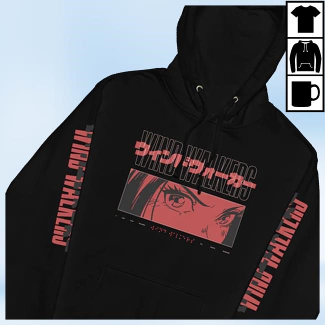 Wind Walkers Merch Store Anime Hooded Sweatshirt