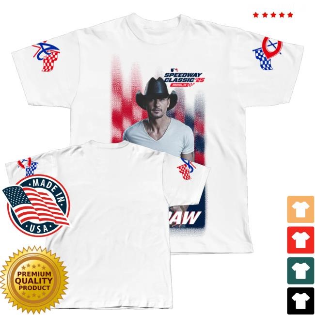 Tim Mcgraw Merch Shop Mcgraw X Mlb Speedway Tee