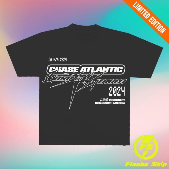 Trending Chase Atlantic Merch Lost In Heaven Dateback T-Shirt