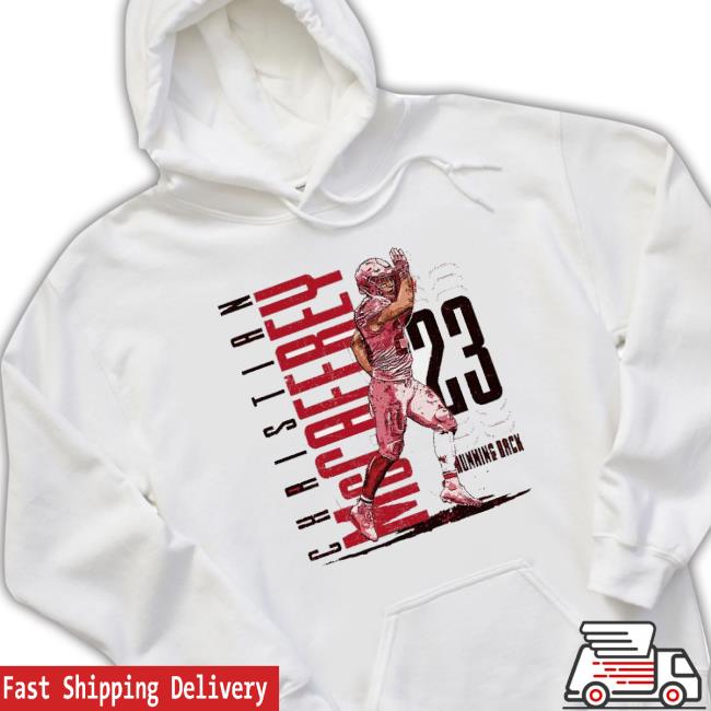 Christian Mccaffrey San Francisco 49Ers Shark Attack Crewneck Sweatshirt