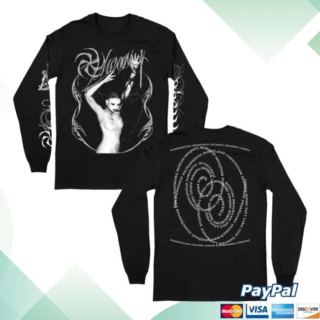 Zheani Goddess Tour Dates Black Longsleeve New Shirt