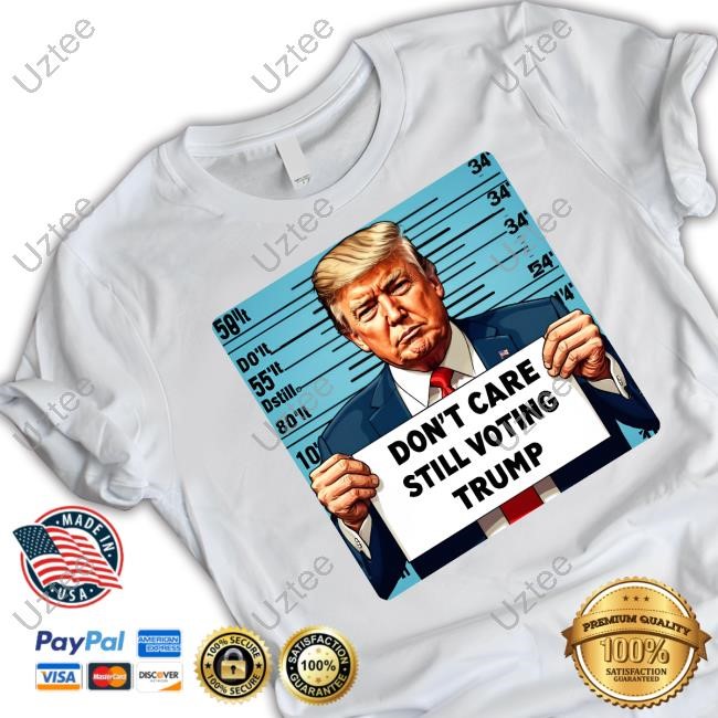 Official Jo Don't Care Still Voting Trump Hooded Sweatshirt