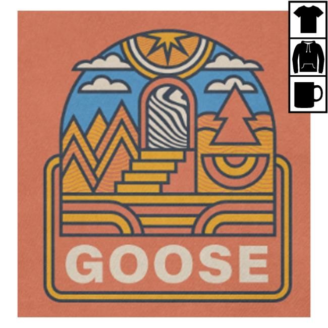 Goosetheband Merch Trippy Staircase Crewneck Sweatshirt
