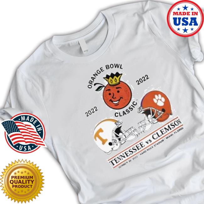 Orange Bowl Matchup 2022 Tennessee Vs Clemson Crewneck Sweatshirt