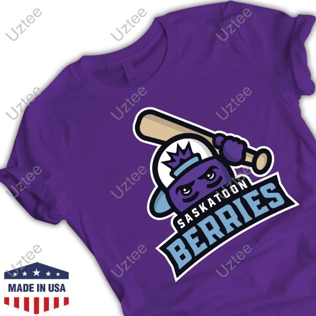 Stoonberries Saskatoon Berries Batter Up Tee Shirt