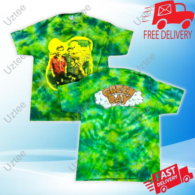 Green Day - Dookie Tie Dye Hoodie Sweatshirt