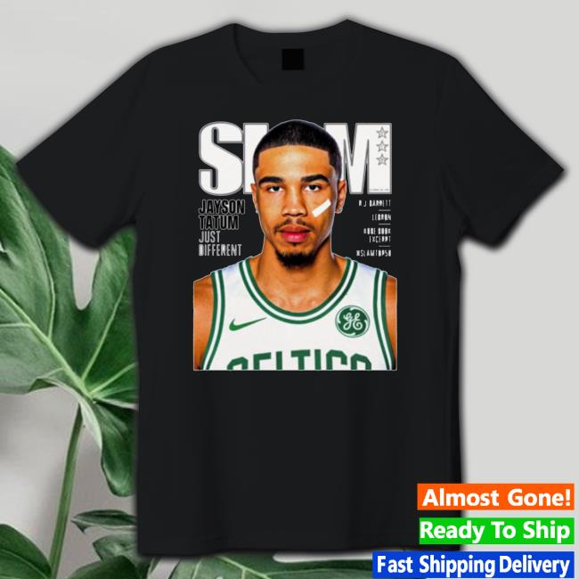 Jayson Tatum Slam Celtics Hooded Sweatshirt