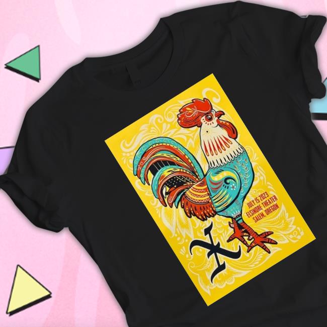 Official X The Band July 15, 2023 Salem, Oregon Poster shirt Official X The Band July 15, 2023 Salem, Oregon Poster shirt