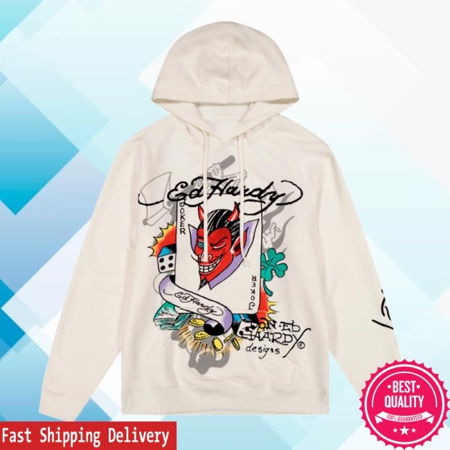 Ed Hardy Joker Mens Long Sleeve Shirt