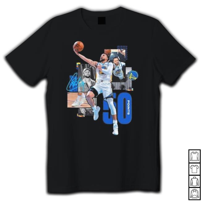 Golden State Warriors Stephen Curry 50 Points Signature shirt