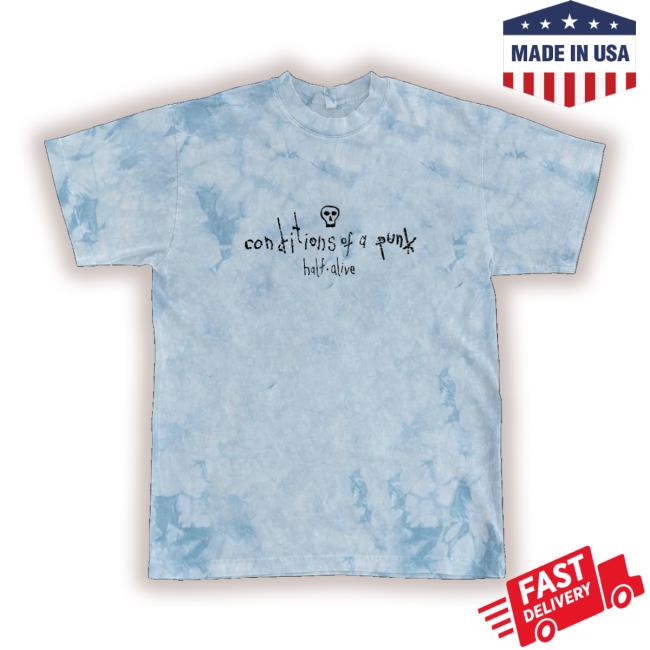 Song Titles Tie Dye Half Alive Hooded Sweatshirt