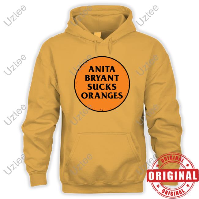 Dark Natalie Anita Bryant Sucks Orange Hoodie