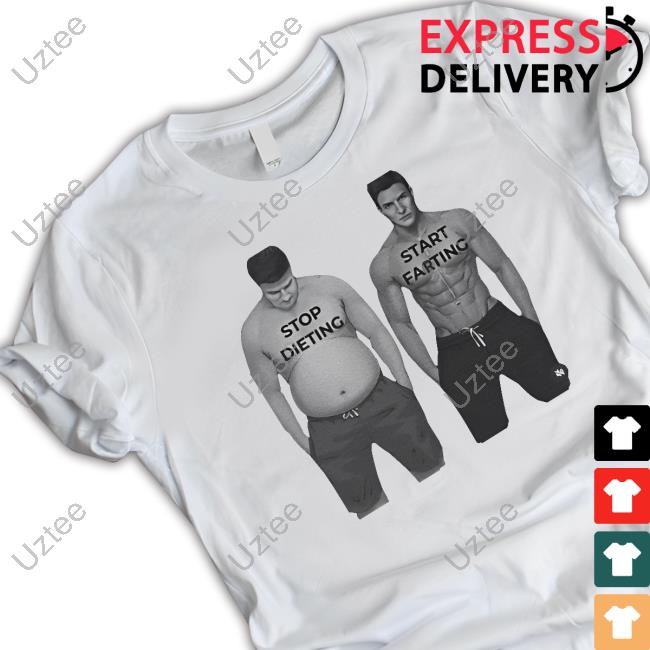 Official Sillyteestudio Stop Dieting, Start Farting Tee
