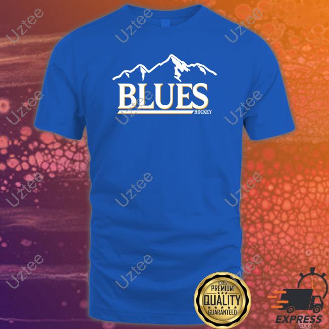 Blues Buzz Store Vintage Blues Hockey Hooded Sweatshirt