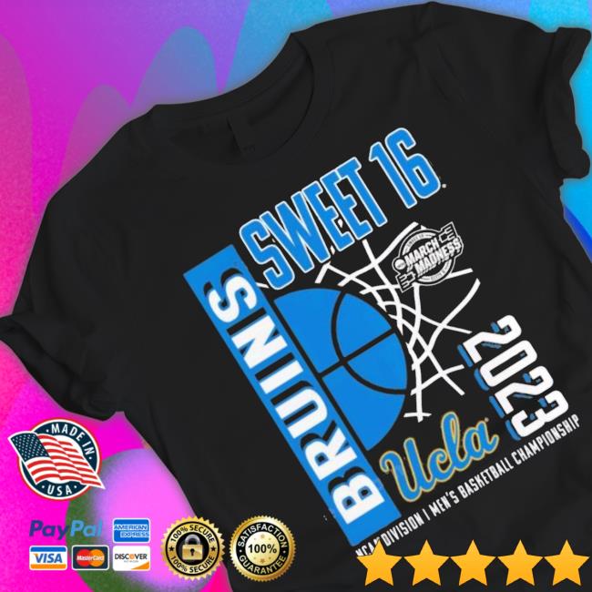 Ucla Bruins Men’s Basketball Ncaa March Madness Sweet Sixteen 2023 Shirt