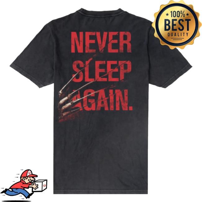 Nightmare On Elm Street Never Sleep Vintage Shirt