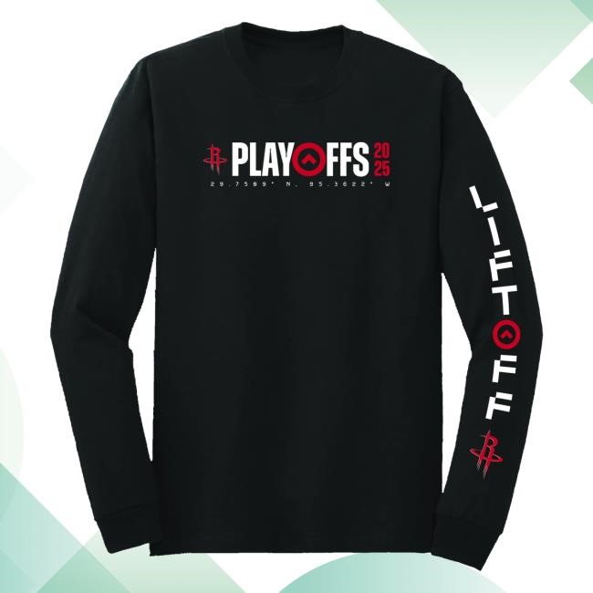 Official Men's Houston Rockets 2025 Playoffs Mantra Tee