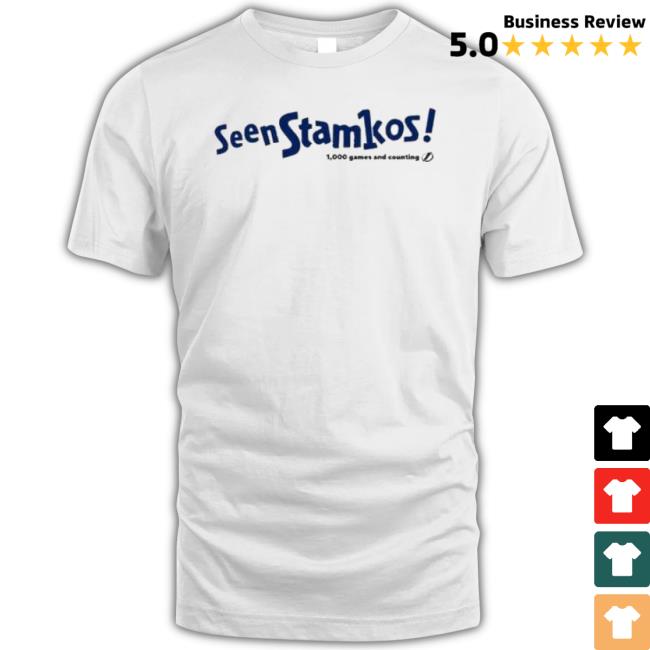 Seen Stamkos 1000 Games And Counting shirt