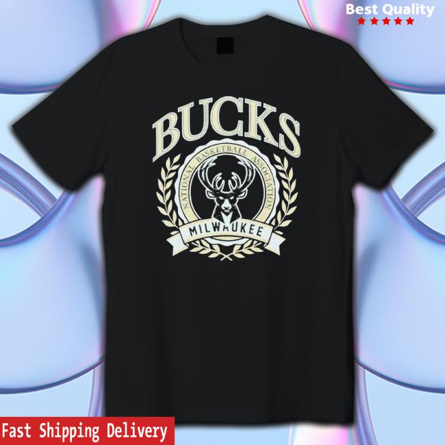 Milwaukee Bucks Crest National Basketball Association T-Shirt