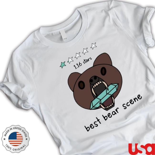 Official 1.16 Stars Best Bear Scene Crewneck Sweatshirt Official 1.16 Stars Best Bear Scene shirt