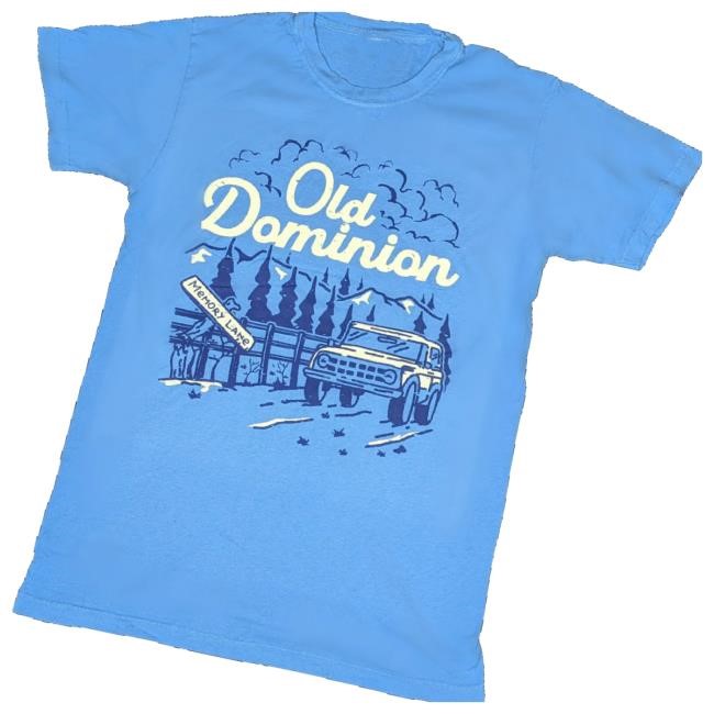 Old Dominion Merch Memory Lane Mountain Hoodie Sweatshirt