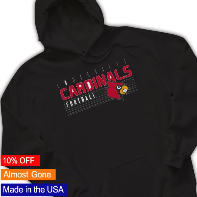 Louisville Cardinals Football Logo Crewneck Sweatshirt