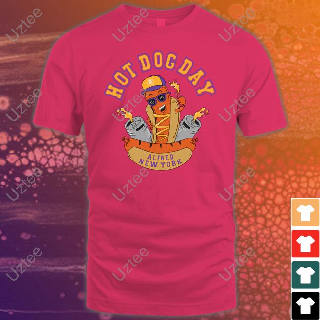 Hot Dog Day Alfred New York 2023 T-Shirt, Hoodie, Tank Top, Sweater And Long Sleeve T-Shirt